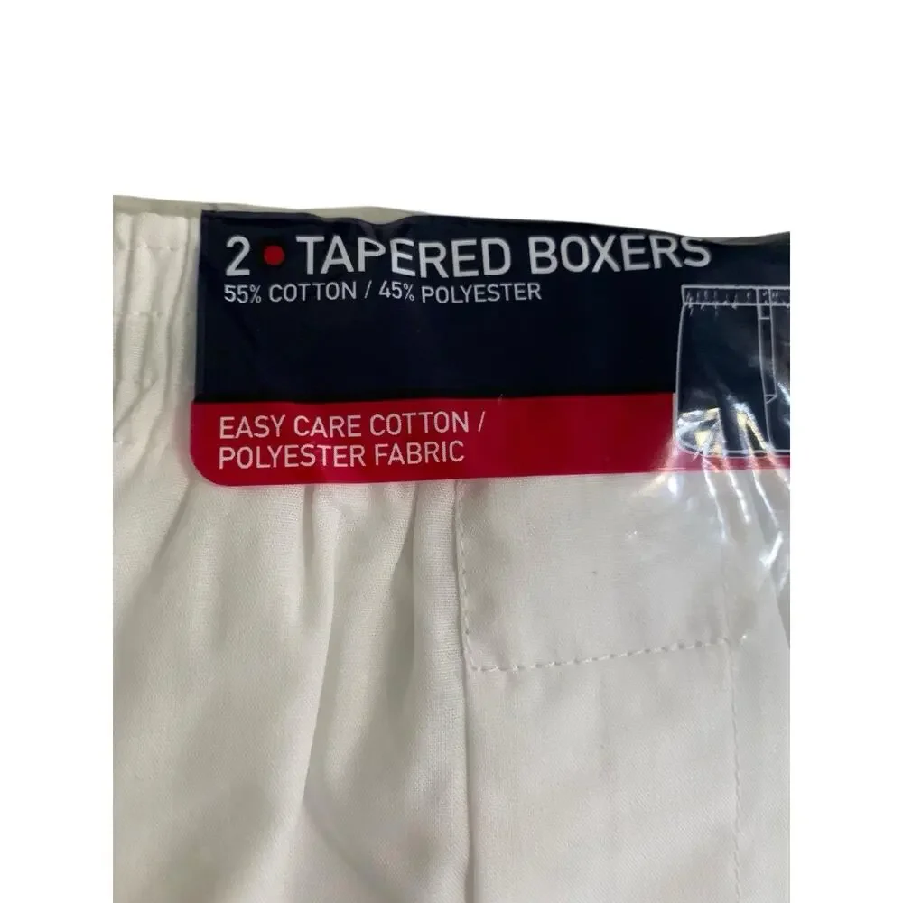 Vintage‎ 2000 Jockey Classic Tapered Boxers Size M White RN 61683 New In Pack